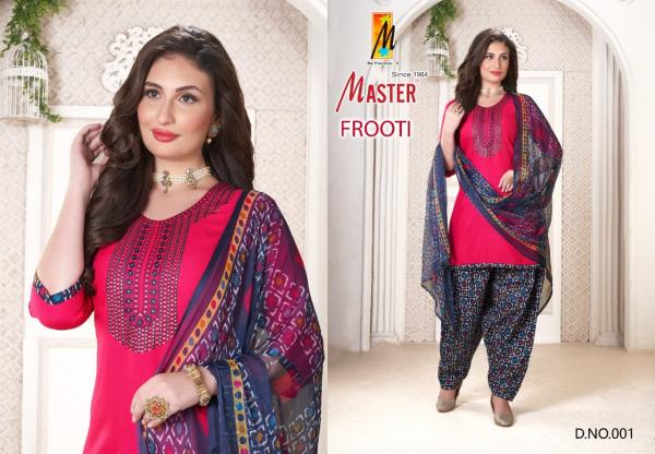 Master Frooti Rayon Designer Readymade Salwar Suit